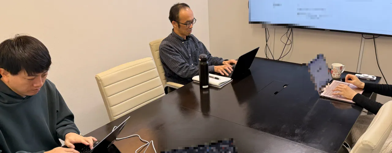 PCワークをするリーダー陣